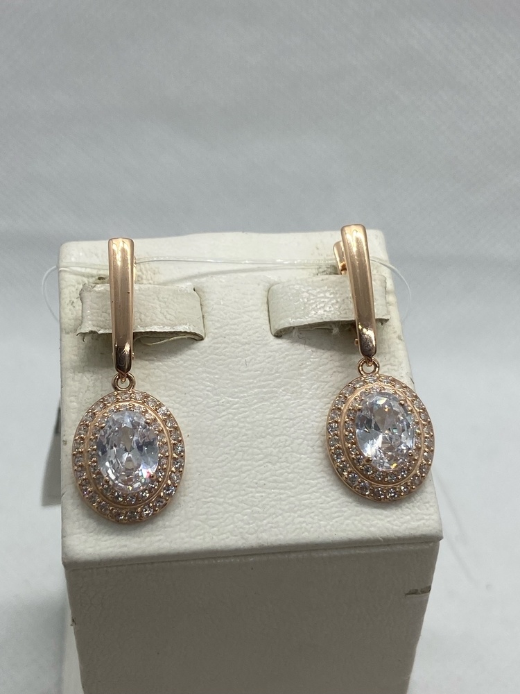 СЕРЬГИ С КАМНЯМИ (Au 585)