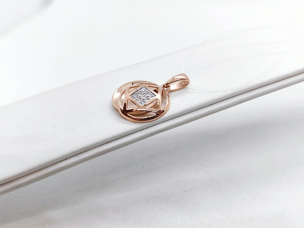 ПОДВЕСКА С КАМНЯМИ (Au 585)