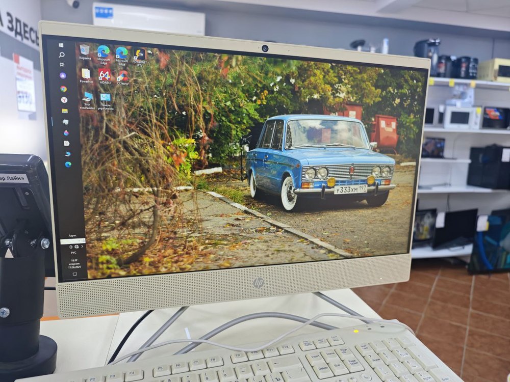 Моноблок HP hp 22-c0075ur; A6-9225, Radeon Graphics, 8 Гб, Нет, 1 Tb