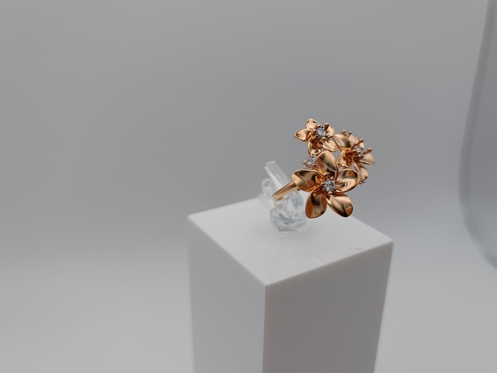 КОЛКМИ585 КОЛЬЦО С КАМНЯМИ (Au 585)