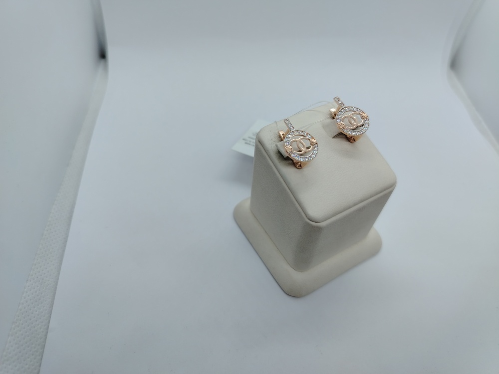 СЕРЬГИ С КАМНЯМИ (Au 585)