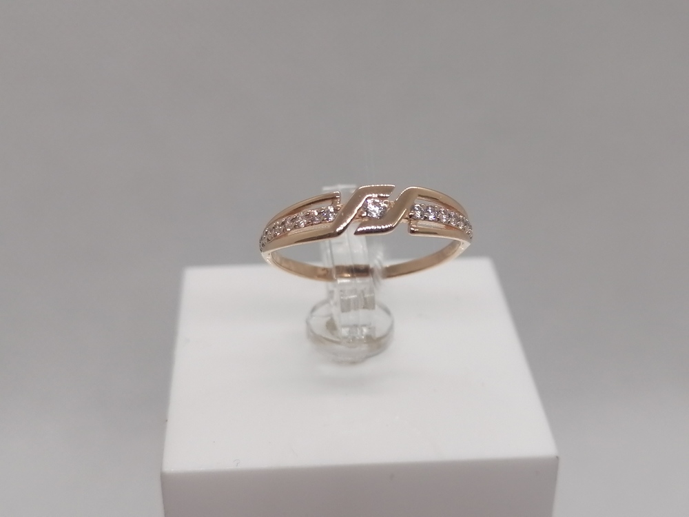 КОЛКМИ585 КОЛЬЦО С КАМНЯМИ (Au 585)