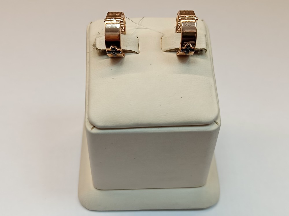 СЕРЬГИ С КАМНЯМИ (Au 585)