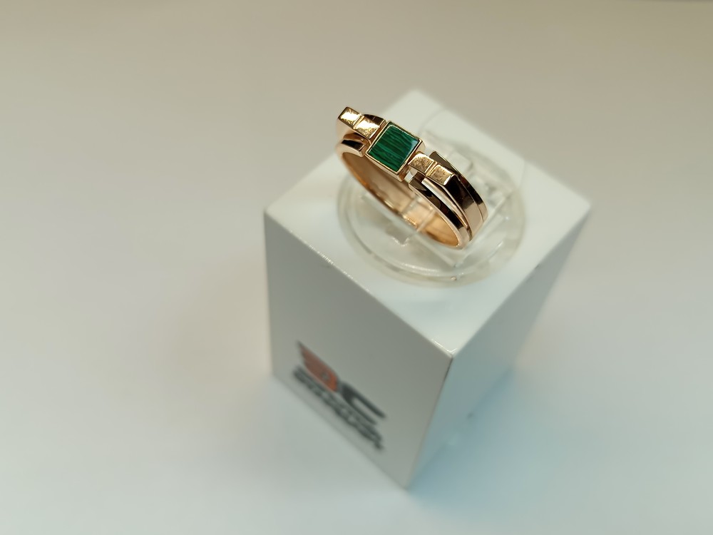 КОЛЬЦО ПЕЧАТКА с камнем (Au 585)