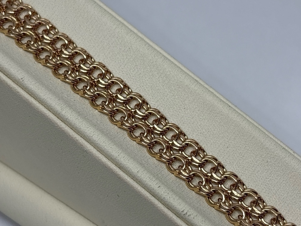 ЦЕПЬ ПОЛНОВЕСНАЯ Бисмарк (Au 585)