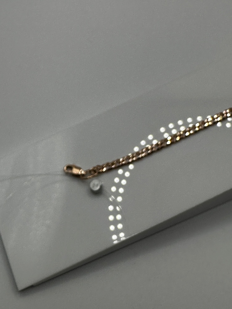 БРАСЛЕТ ПОЛНОВЕСНЫЙ Ромб двойной (Au 585)