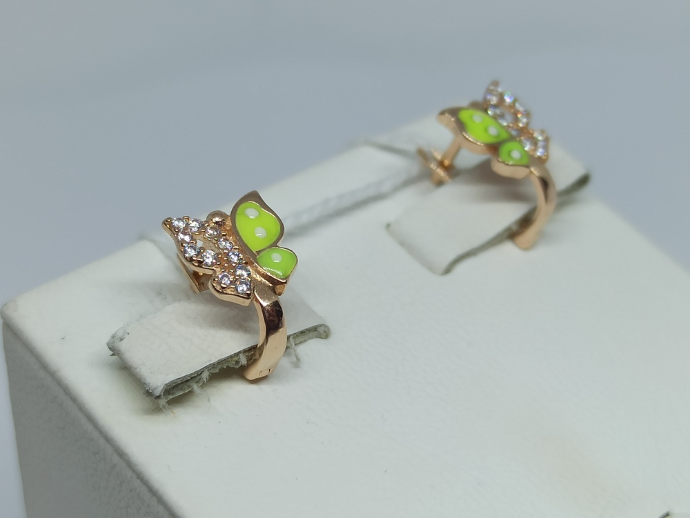 СЕРЬГИ С КАМНЯМИ (Au 585)