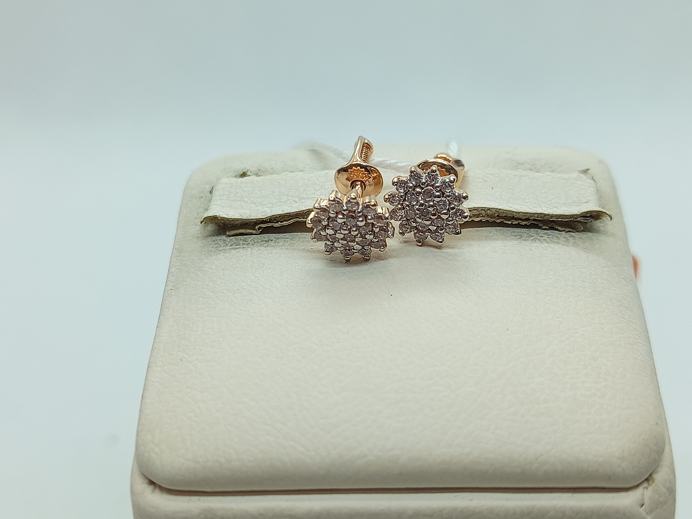 СПУС585 СЕРЬГИ ПУСЕТЫ (Au 585)