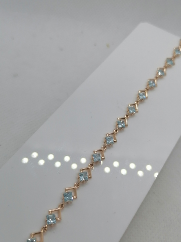 БРАСЛЕТ С КАМНЯМИ (Au 585)