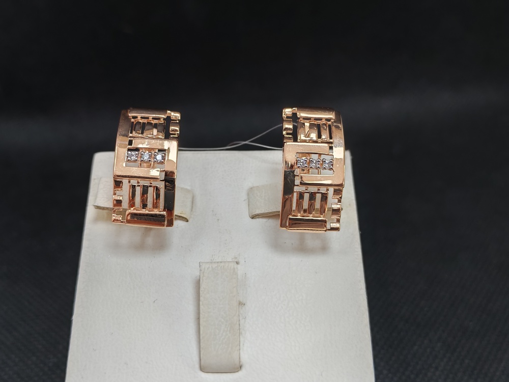 СЕРЬГИ С КАМНЯМИ (Au 585)