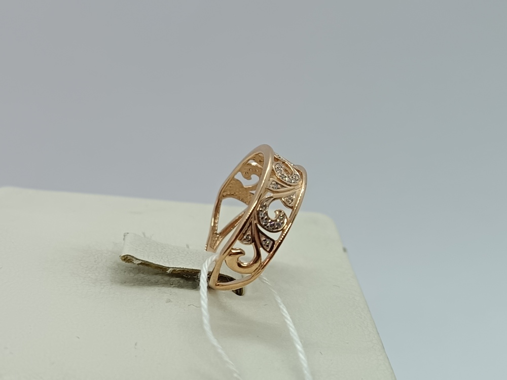 КОЛКМИ585 КОЛЬЦО С КАМНЯМИ (Au 585)