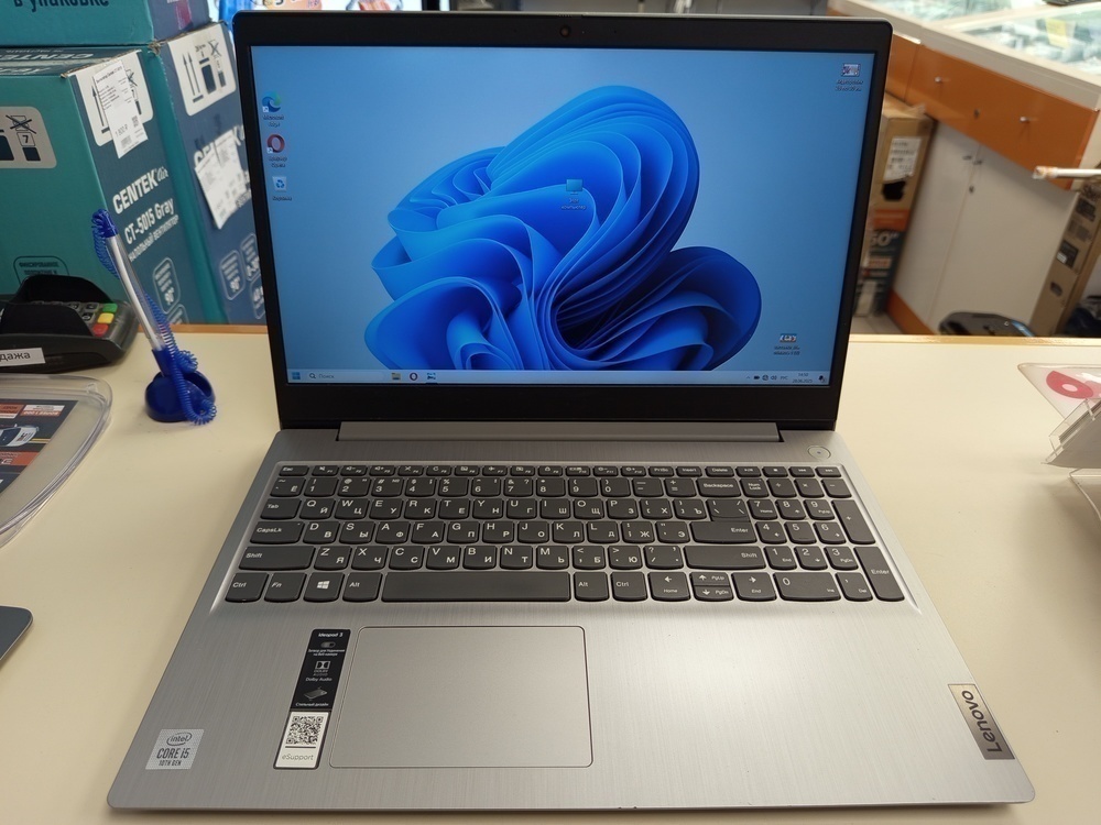 Ноутбук Lenovo; Core i5-1035G1, HD Graphics, 8 Гб, 120 Гб, 1 Tb