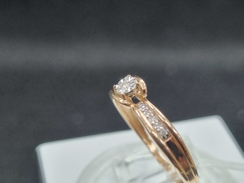 КОЛЬЦО БРИЛЛИАНТ Au 585