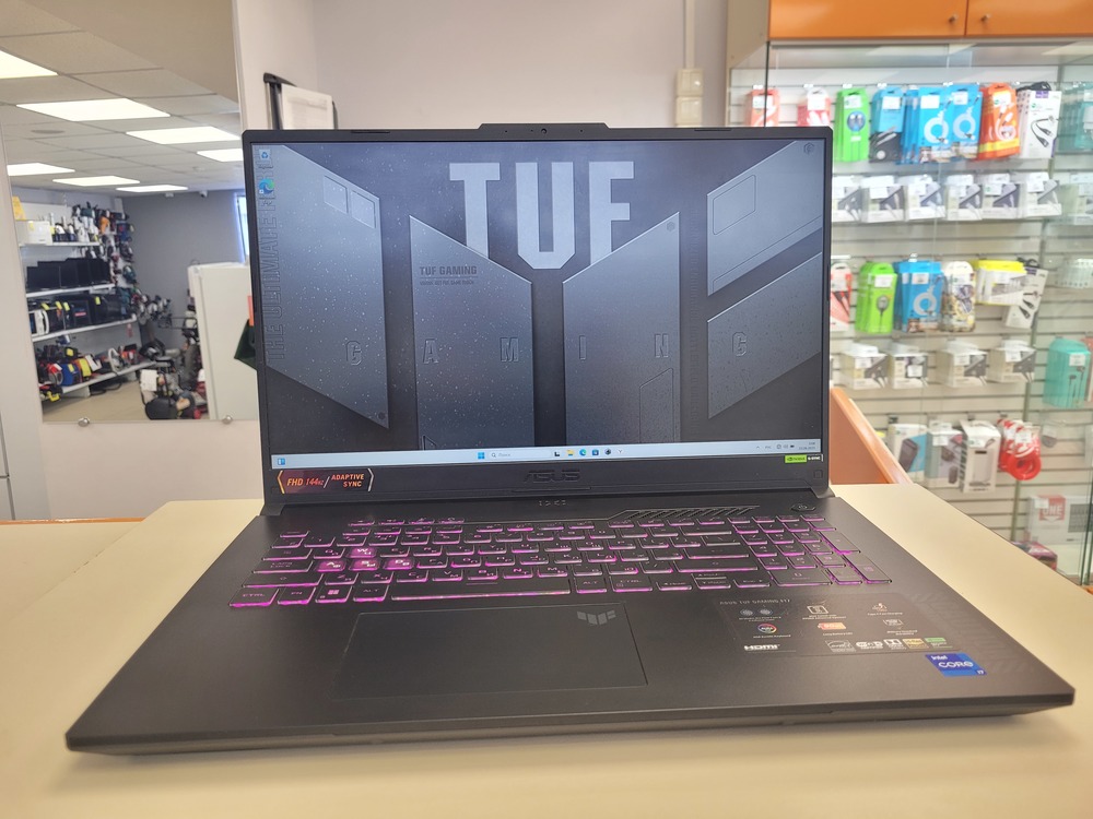Ноутбук ASUS; Core I7-12700H, GeForce RTX 4050, 16 Гб, 512 GB, Нет