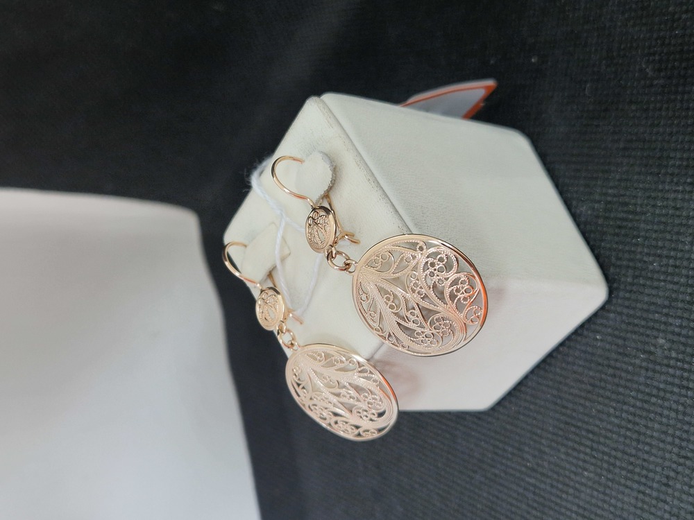 СЕРЬГИ БЕЗ КАМНЯ (Au 585)