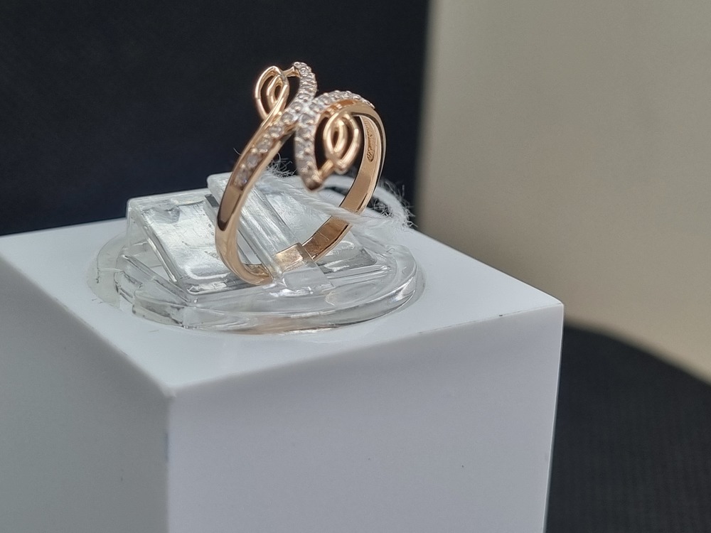 КОЛКМИ585 КОЛЬЦО С КАМНЯМИ (Au 585)