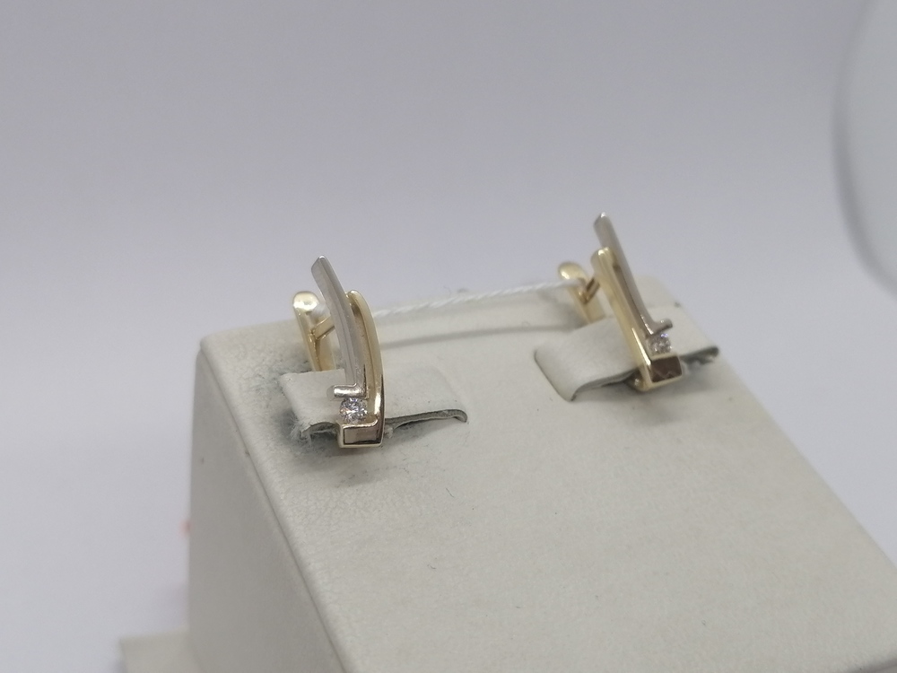 СЕРЬГИ БРИЛЛИАНТ (Au 585)