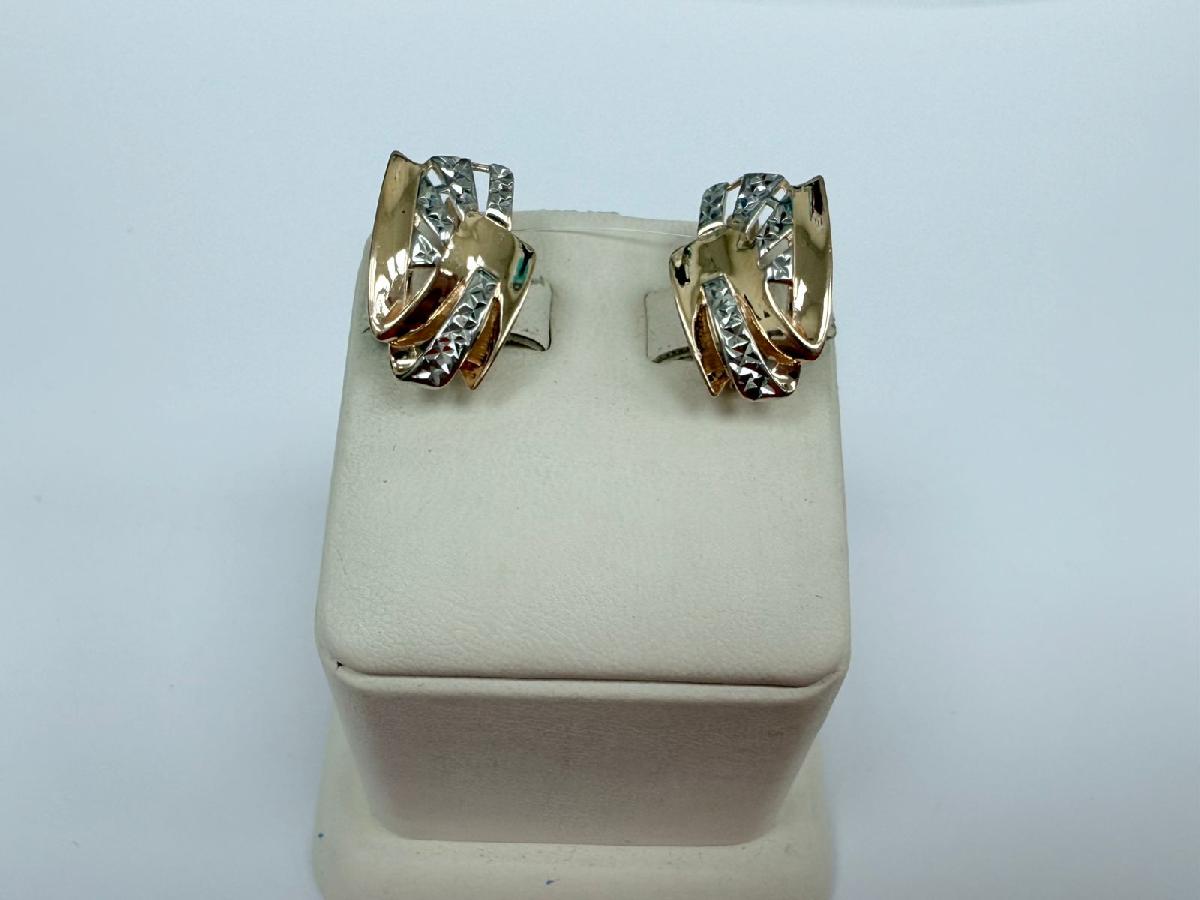 СЕРЬГИ БЕЗ КАМНЯ (Au 585)