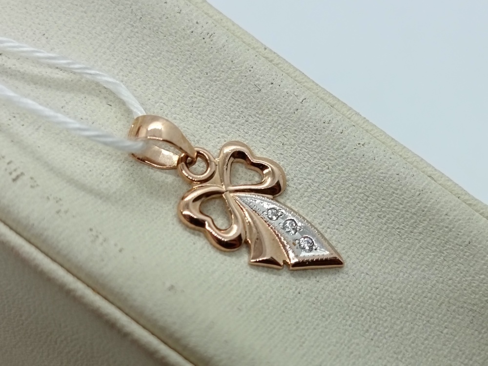 ПОДКМИ585 ПОДВЕСКА С КАМНЯМИ (Au 585)