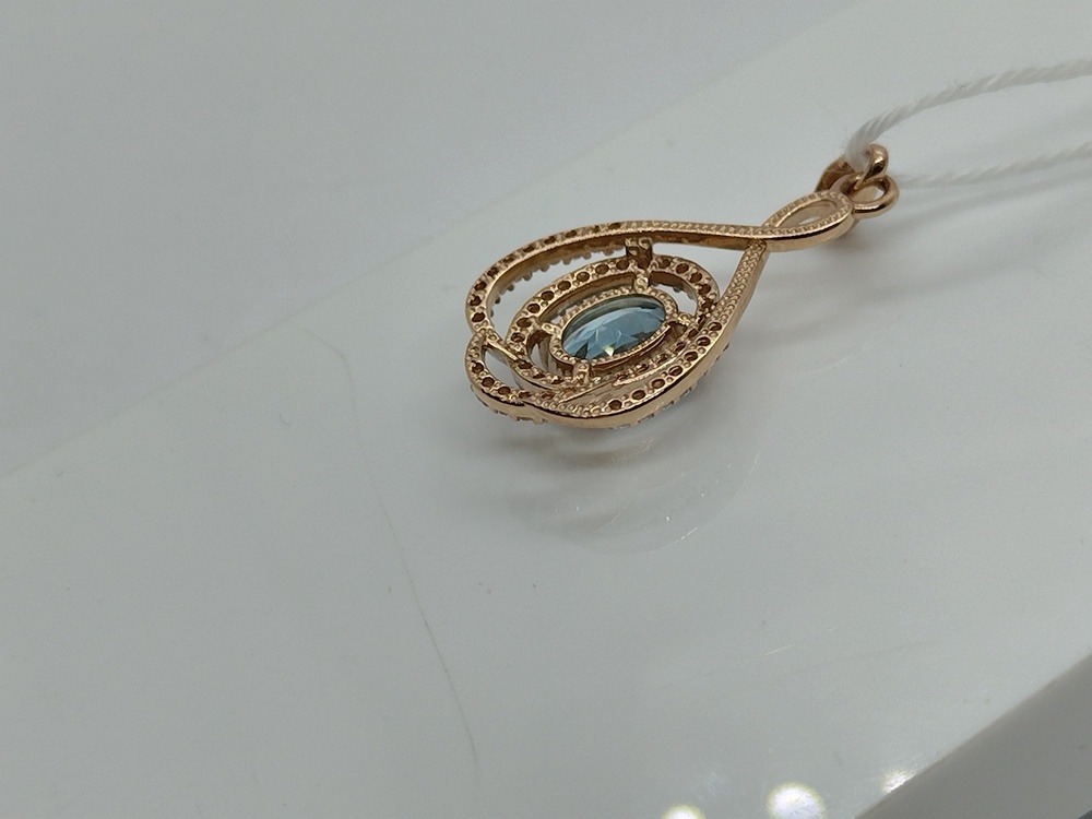 ПОДВЕСКА С КАМНЯМИ (Au 585)