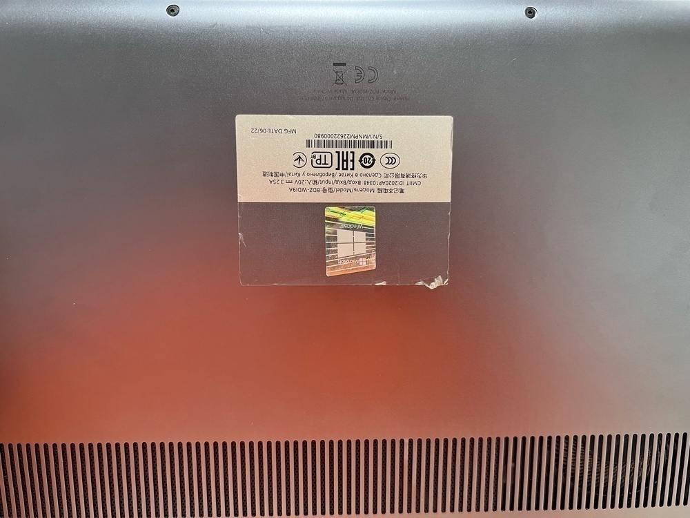 Ноутбук Huawei; I3-1115G4, Intel UHD Graphics, 8 Гб, 512 GB, Нет