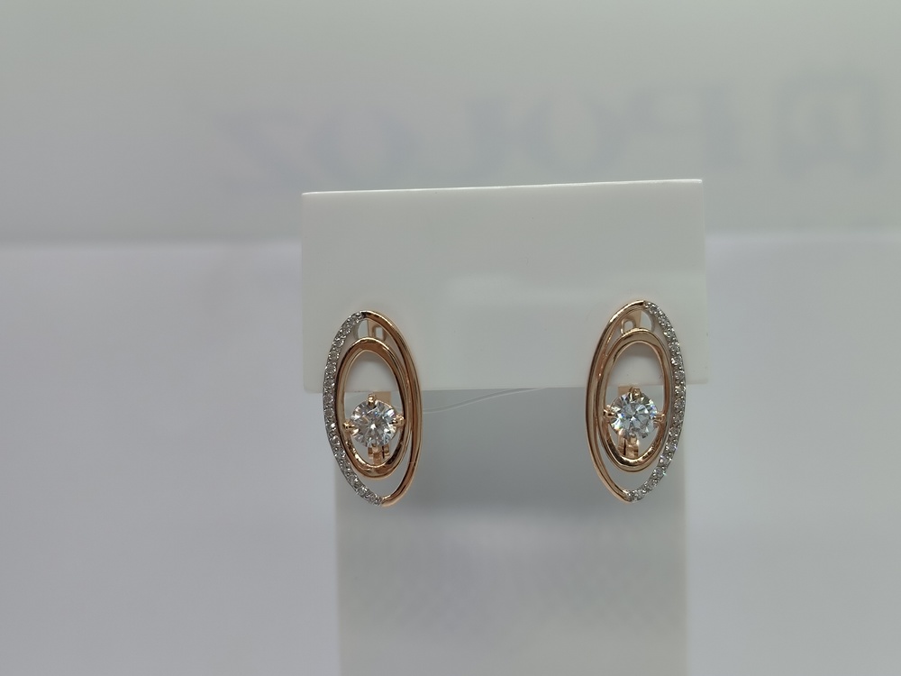 СЕРЬГИ С КАМНЯМИ (Au 585)