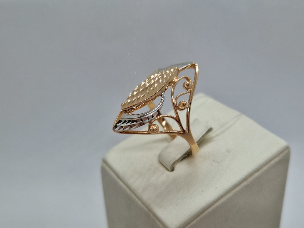 К-157_au КОЛЬЦО БЕЗ КАМНЯ (Au 585)