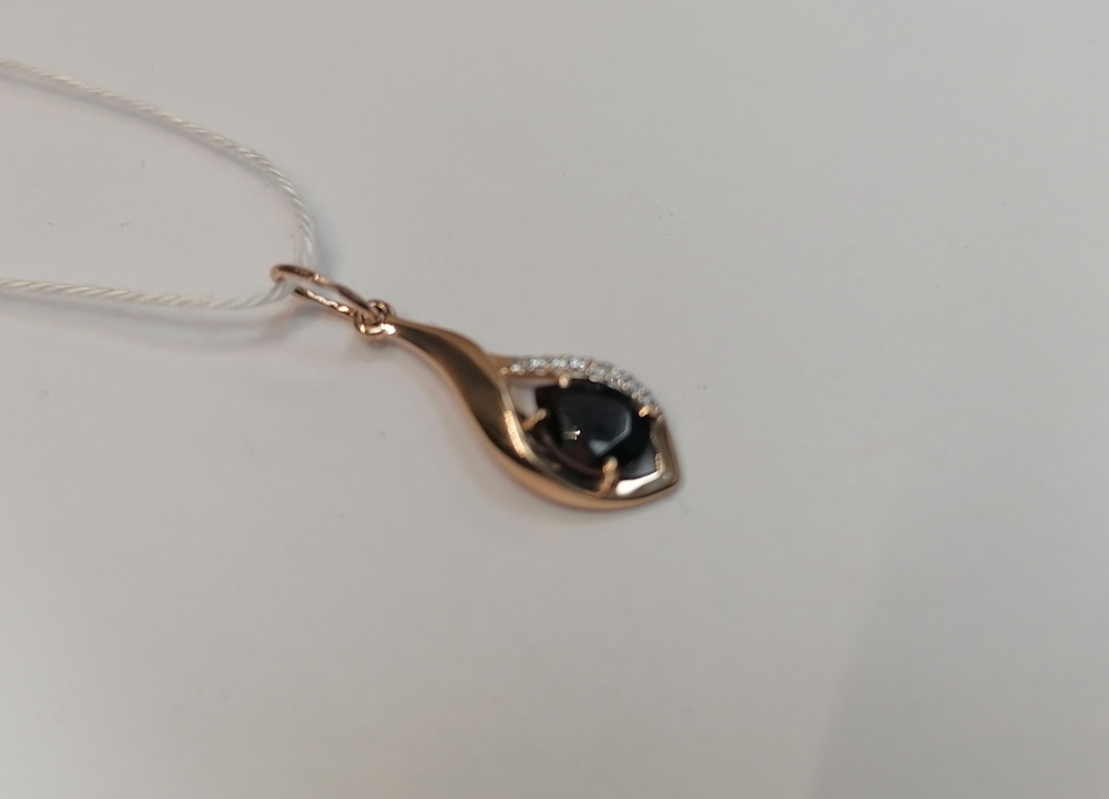 ПОДВЕСКА С КАМНЯМИ (Au 585)