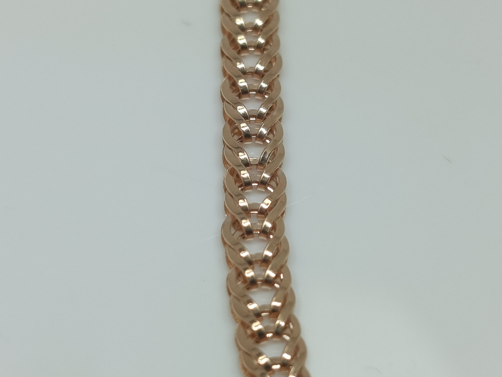 БРАСЛЕТ ПУСТОТЕЛЫЙ Ромб (Au 585)