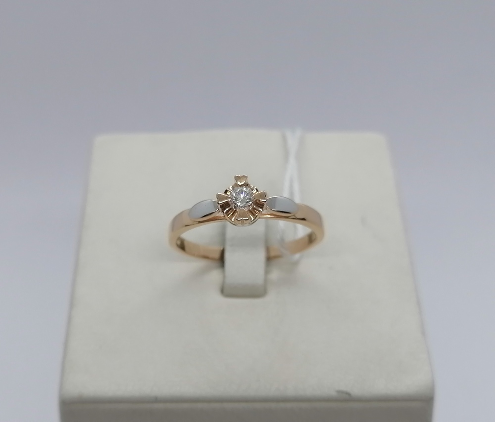 КОЛЬЦО БРИЛЛИАНТ Au 585