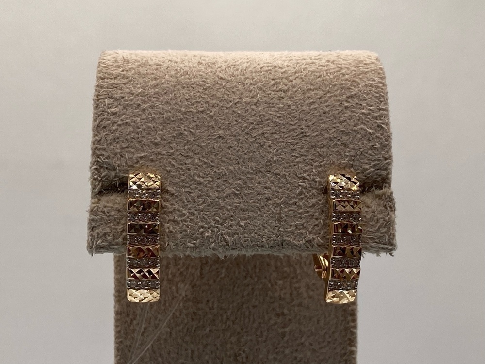 СЕРЬГИ С КАМНЯМИ (Au 585)