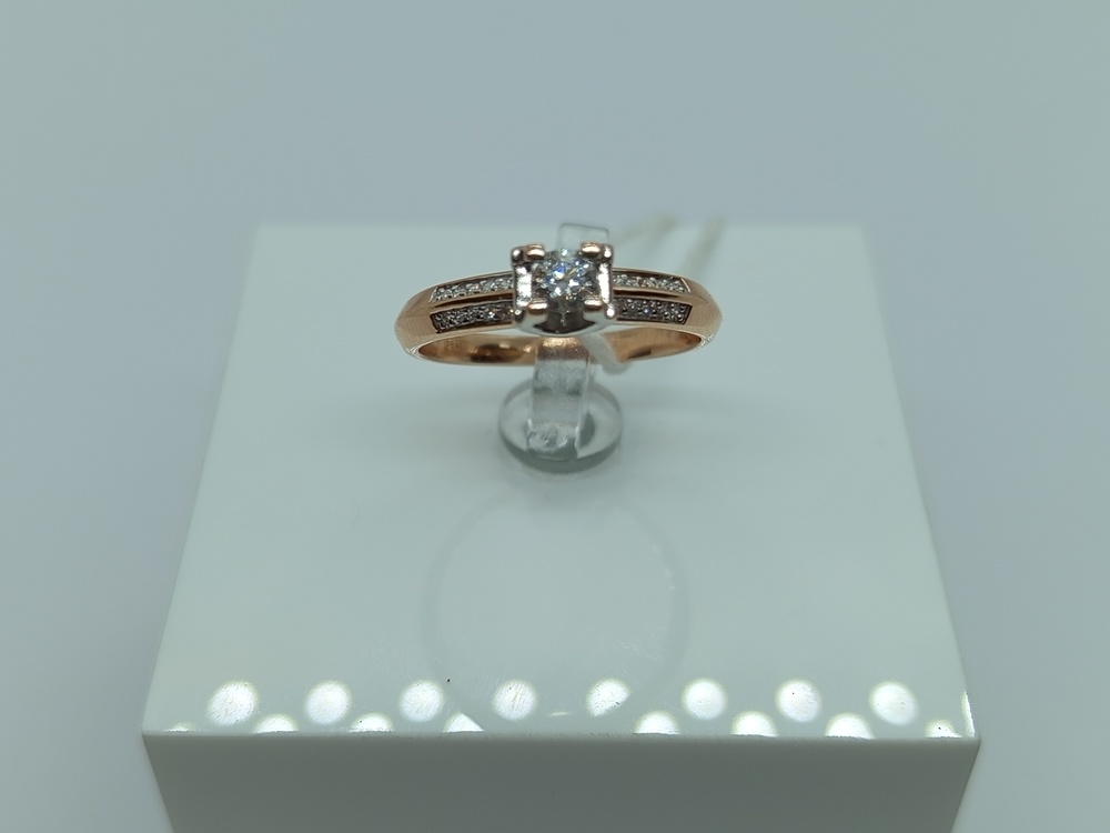 КОЛЬЦО БРИЛЛИАНТ Au 585