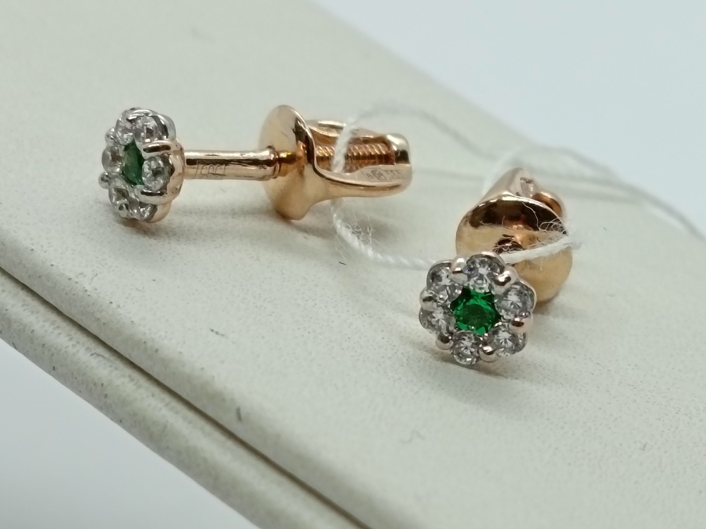 СЕРЬГИ ПУСЕТЫ (Au 585)