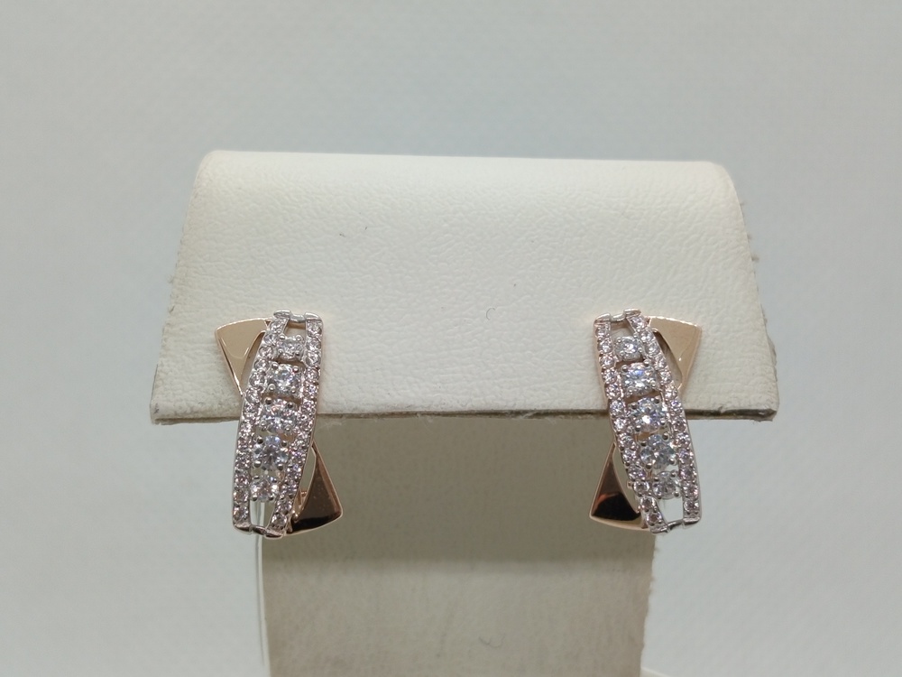 СЕРЬГИ С КАМНЯМИ (Au 585)