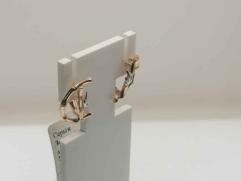 СЕРЬГИ БЕЗ КАМНЯ (Au 585)