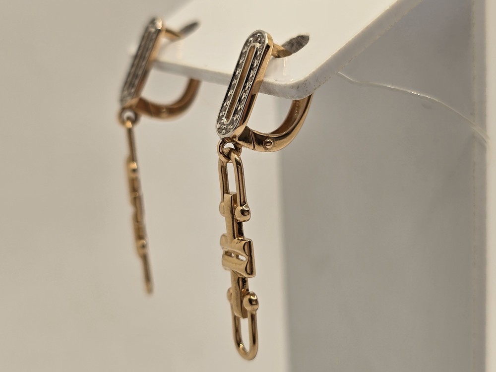 СЕРЬГИ С КАМНЯМИ (Au 585)