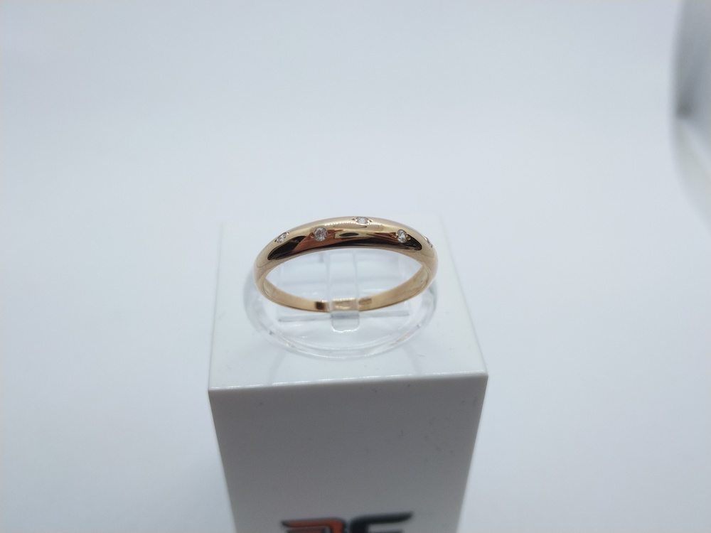 КОЛЬЦО С КАМНЯМИ (Au 585)