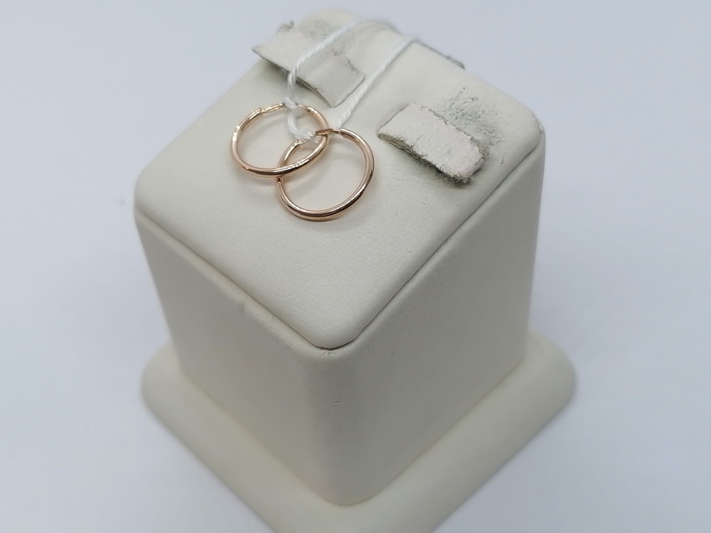 СКОН585 СЕРЬГИ КОНГО (Au 585)