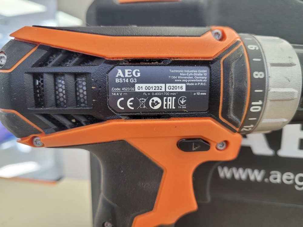 Шуруповерт AEG BS14 G3