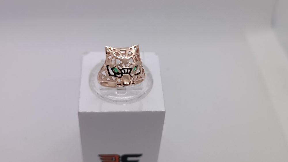 КОЛЬЦО С КАМНЯМИ (Au 585)