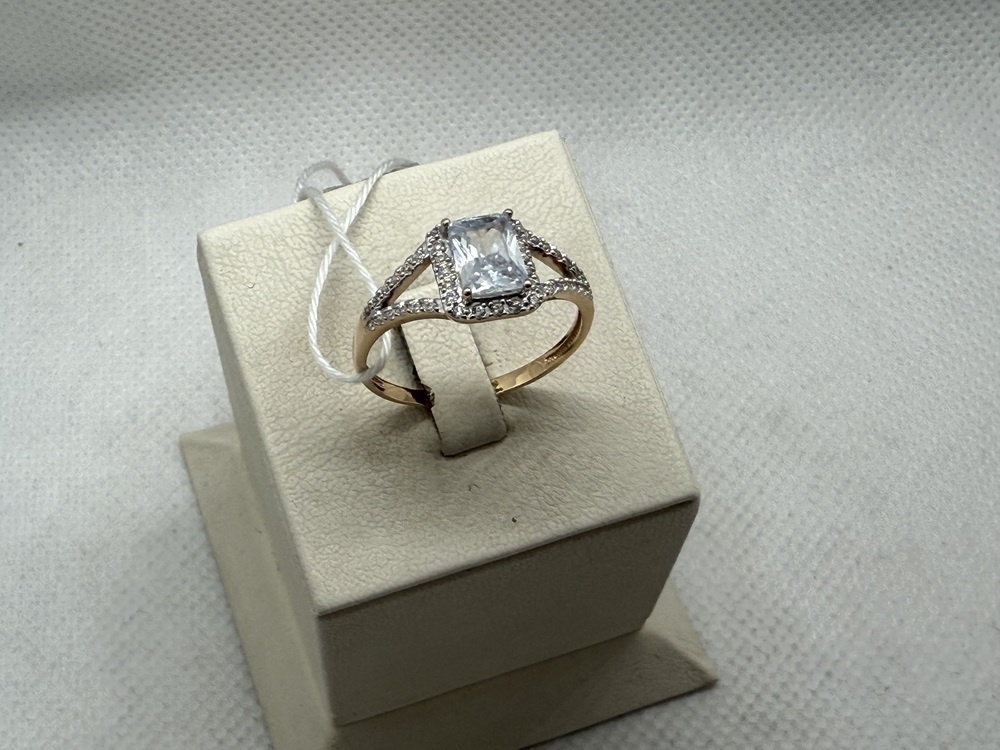 КОЛКМИ585 КОЛЬЦО С КАМНЯМИ (Au 585)