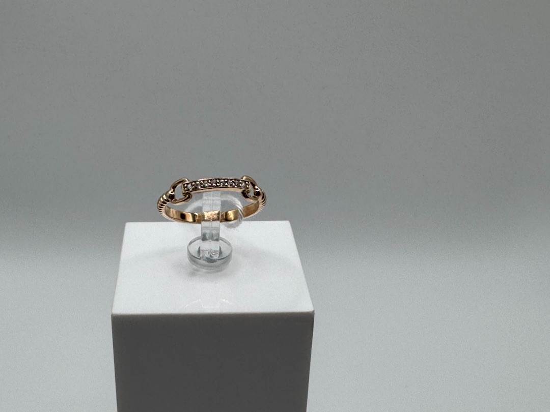 КОЛКМИ585 КОЛЬЦО С КАМНЯМИ (Au 585)