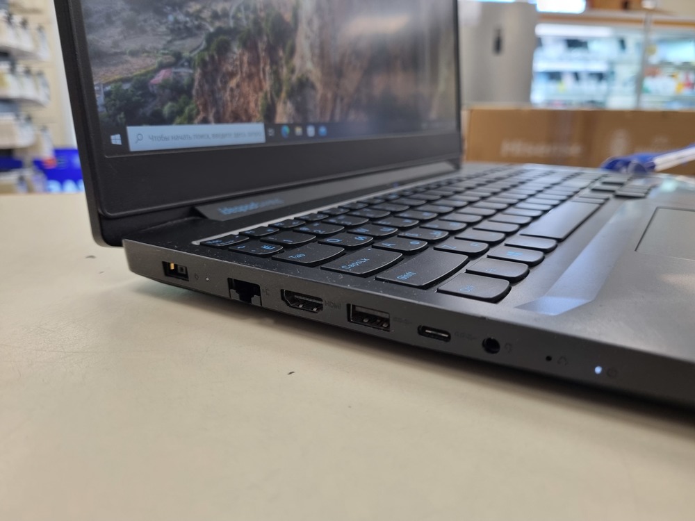 Ноутбук Lenovo; Core i5-10300H, GeForce GTX 1650 TI, 8 Мб, 240 Гб, Нет