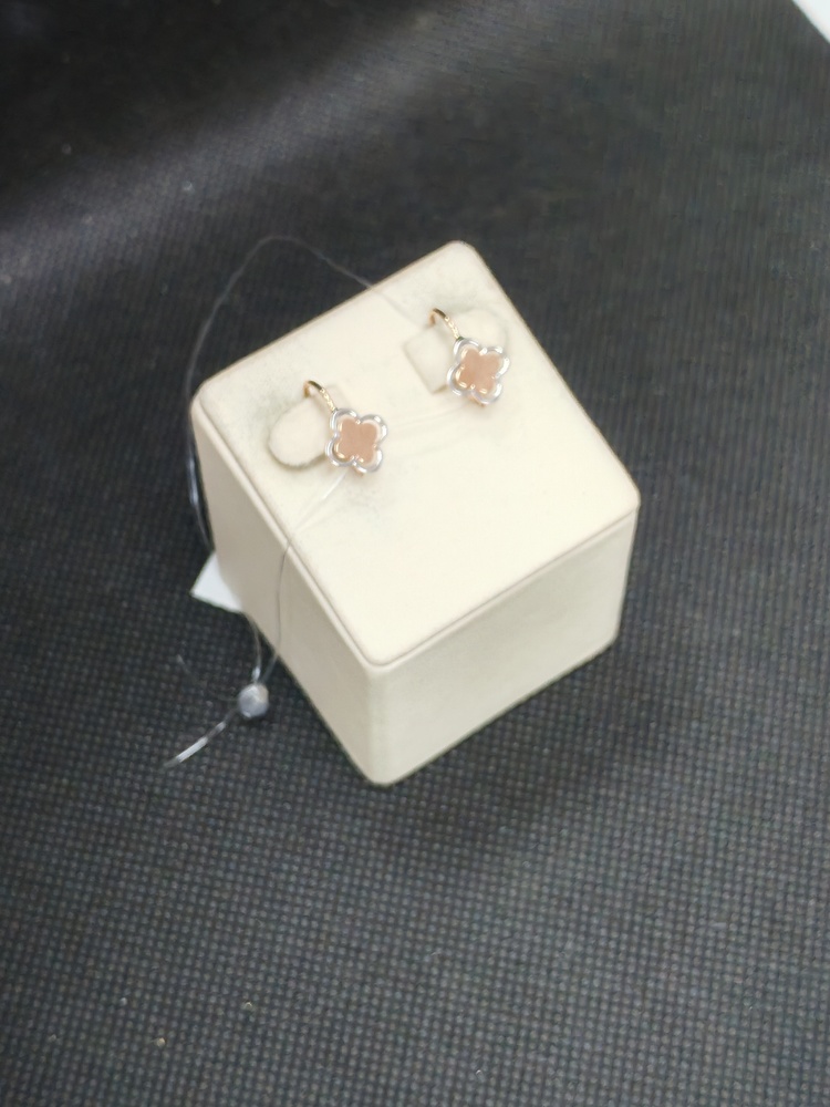 СЕРЬГИ ПЕТЕЛЬКА без камня (Au 585)