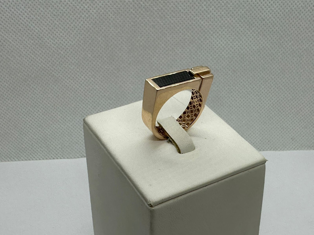 КОЛЬЦО ПЕЧАТКА с камнем (Au 585)