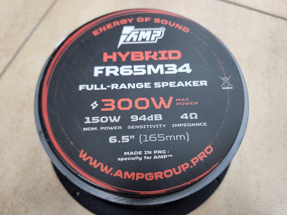 Автоакустика передняя AMP Hybrid FR65M34