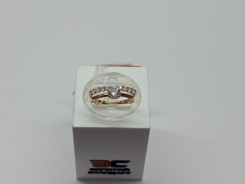 КОЛКМИ585 КОЛЬЦО С КАМНЯМИ (Au 585)