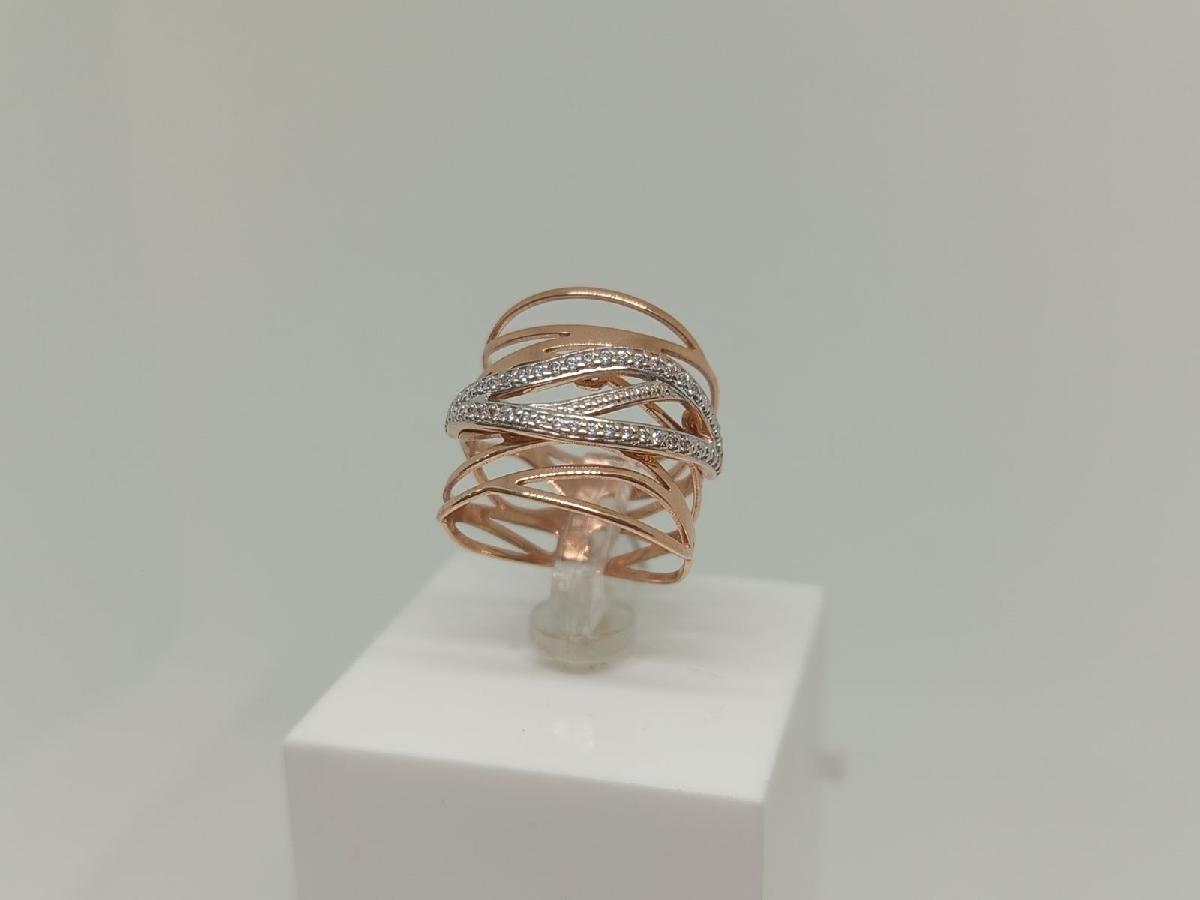 КОЛКМИ585 КОЛЬЦО С КАМНЯМИ (Au 585)