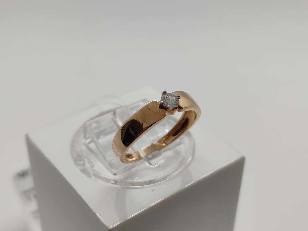 КОЛЬЦО С КАМНЕМ (Au 585)