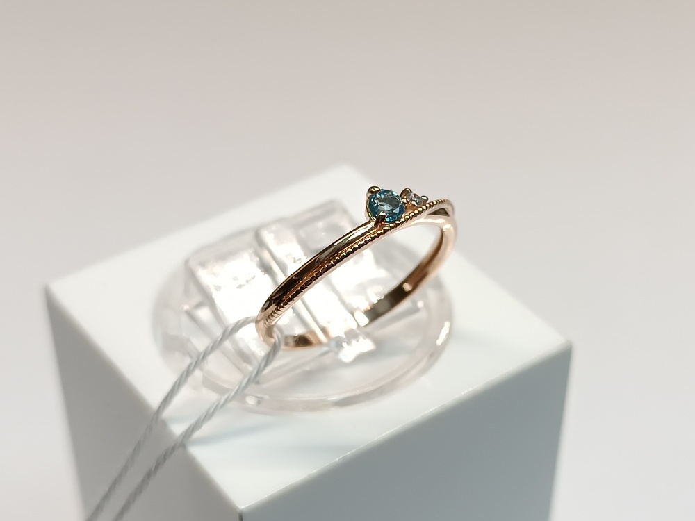 КОЛКМИ585 КОЛЬЦО С КАМНЯМИ (Au 585)